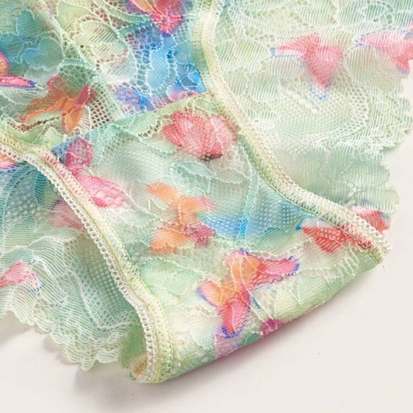 Lemon Green Multi-Color Panty - Picture 4 of 5